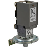 Pressure Switch, Standard, SPDT, 0.2 to 10 psi, 1/4-18' FNPT, 0.2 to 10 psi Range, Plastic - 9012GNG1