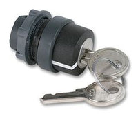 Selector Keyswitch Head, 22MM Diameter, 2 Position, Spring Return, Ronis 455 - ZB5AG6