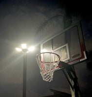 LED Solar Post Tops - Automated Pole Light Fixtures - Commercial Grade - Choose From Round Top or Dual Light Unit