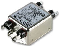 Power Line Filter 50Hz/60Hz 15A 250VAC Quick Connect Flange Mount - 15EMC1