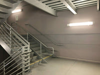 LED Linear Stairwell Lights - Wall or Ceiling Mounted 4 Foot Light Fixtures - Choose Your Color Temperature