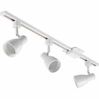 LED Lamp Track Kit, BR20 Lamp, Matte White