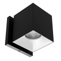 Zoron 5CCT Square Trimmed Wall Mount Narrow Beam Black/Haze - W4S-NCS-BKHZ