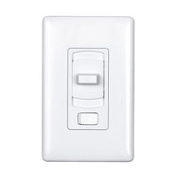 Preset Slide Dimmer for 0–10V LED drivers and fluorescent and HID ballasts, Single Pole or 3-Way, 10A@120VAC, 5A@277VAC, Light Almond