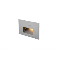 Horizontal Step and Wall Light with Photocell in Stainless Steel