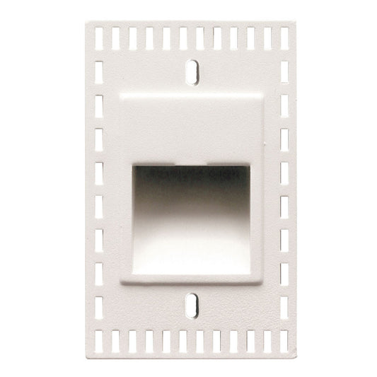 LEDme Vertical Trimless Step and Wall Light in White - WL-LED200TR-30-WT