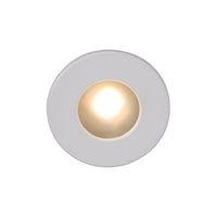 LEDme Full Round Amber Step and Wall Light in White