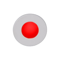 LEDme Full Round Step and Wall Light with red face in White