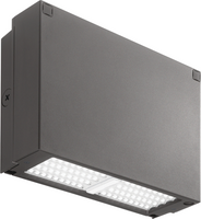 LED Wall Pack, LED, 3000K, 120-277V, Dark bronze finish,  super durable