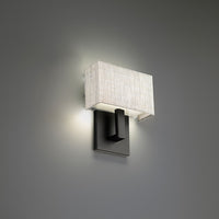 MANHATTAN 7in. LED Wall Sconce 2700K in Black