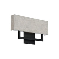 MANHATTAN 22in. LED Wall Sconce 2700K in Black