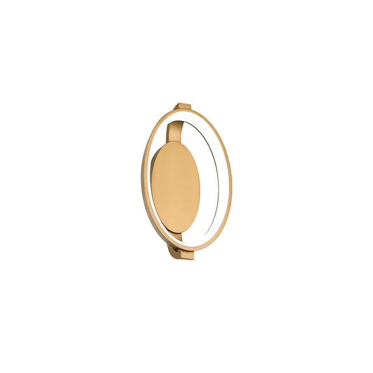 Solitaire 13in. LED Wall Sconce 3000K in Aged Brass