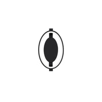 Solitaire 13in. LED Wall Sconce 3000K in Black