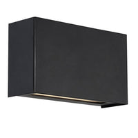 BLOK 12 in. LED Wall Sconce 3000K in Black