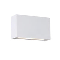 BLOK 12 in. LED Wall Sconce 3000K in White