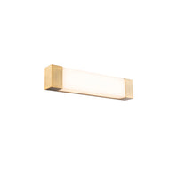 MERCER 34in. LED Bath & Wall Light 3000K in Aged Brass