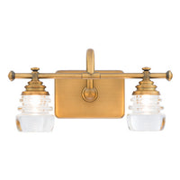RONDELLE 14in. LED Wall Sconce 3000K in Aged Brass