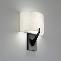 FITZGERALD 8in. LED Wall Sconce 2700K in Black
