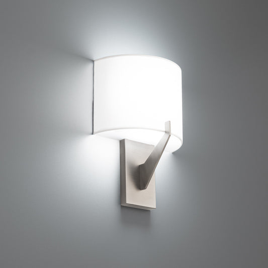 FITZGERALD 8in. LED Wall Sconce 2700K in Brushed Nickel