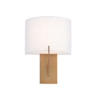 FITZGERALD 8in. LED Wall Sconce 3000K in Aged Brass