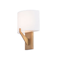 FITZGERALD 8in. LED Wall Sconce 3500K in Aged Brass