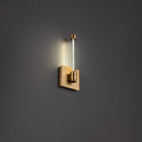 Jedi 13in. LED Wall Sconce 3000K in Aged Brass