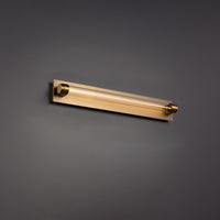 Jedi 20in. LED Bath Vanity & Wall Sconce 3000K in Brushed Aged Brass