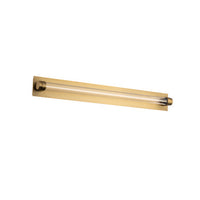 Jedi 27in. LED Bath Vanity & Wall Sconce 3000K in Brushed Aged Brass