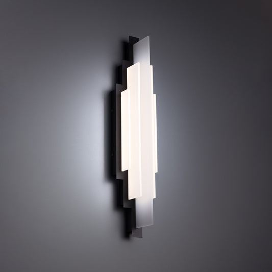 Nouveau 23in. LED Wall Sconce 2700K in Black