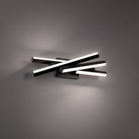 Parallax 20in. LED Bath Vanity & Wall Sconce 2700K in Black