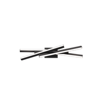 Parallax 27in. Bath Vanity & Wall Sconce 2700K in Black