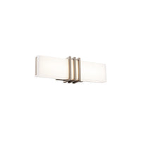 Minibar 18in. LED Bath Vanity & Wall Sconce 3000K in Brushed Nickel