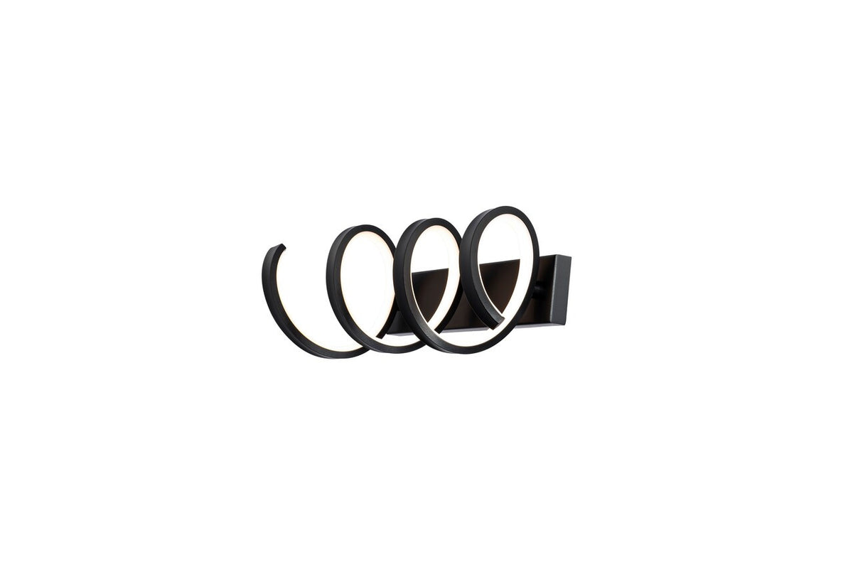 MARQUES 20in. LED Bath & Wall Light 3000K in Black