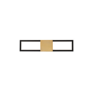 Peekaboo 22in. LED Bath & Wall Light 2700K/3000K/3500K/4000K in Black/Aged Brass