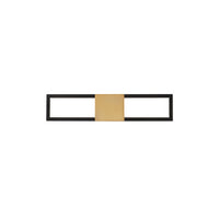 Peekaboo 22in. LED Bath & Wall Light 2700K/3000K/3500K/4000K in Black/Aged Brass
