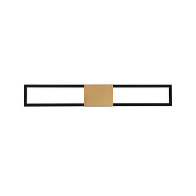 Peekaboo 32in. LED Bath & Wall Light 2700K/3000K/3500K/4000K in Black/Aged Brass