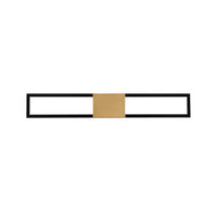 Peekaboo 32in. LED Bath & Wall Light 2700K/3000K/3500K/4000K in Black/Aged Brass