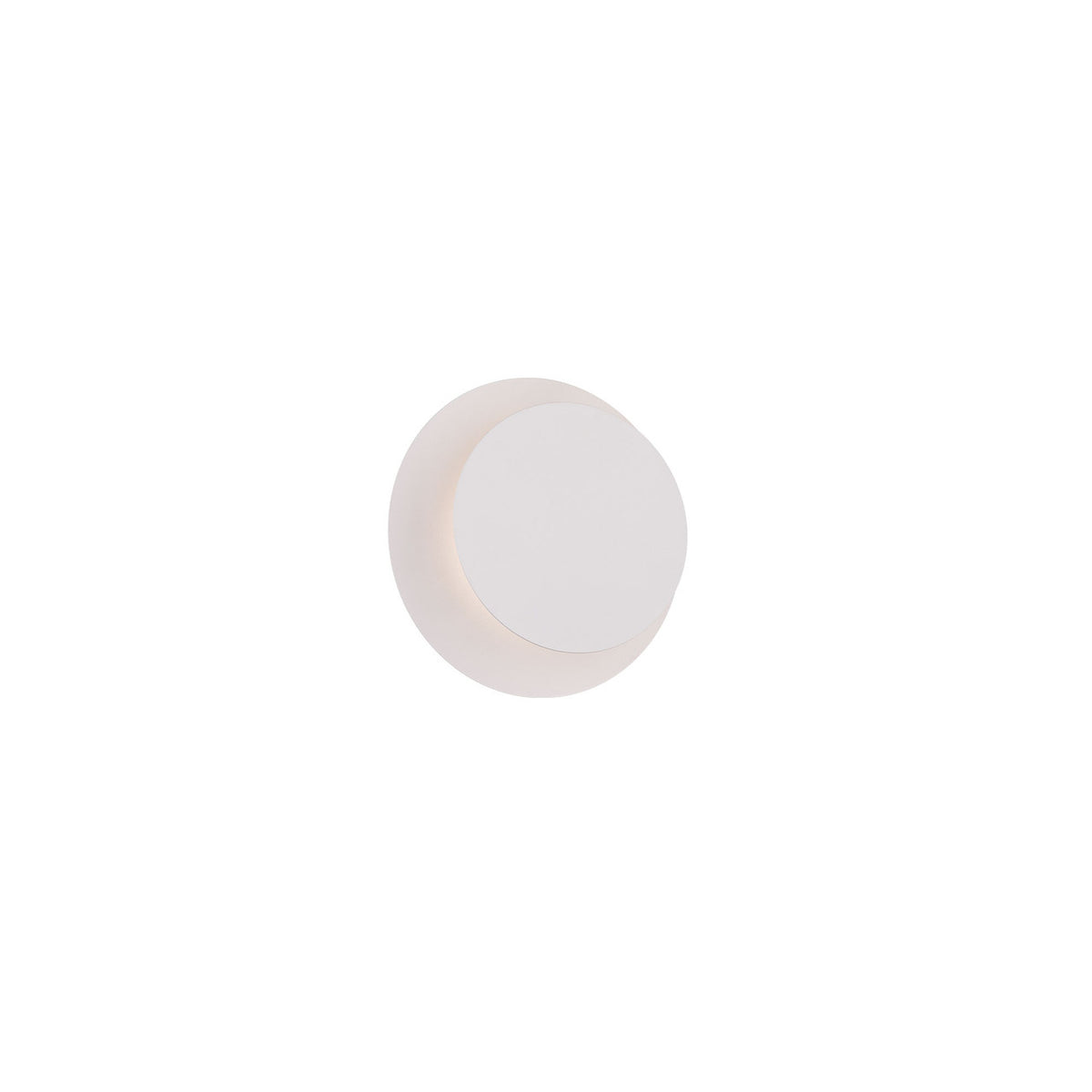 Moonglow 7in. LED Wall Sconce 3000K in White
