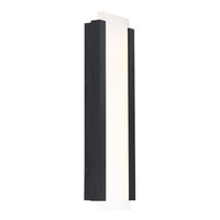 Fiction 20in. LED Outdoor Wall Sconce Light 3000K in Black