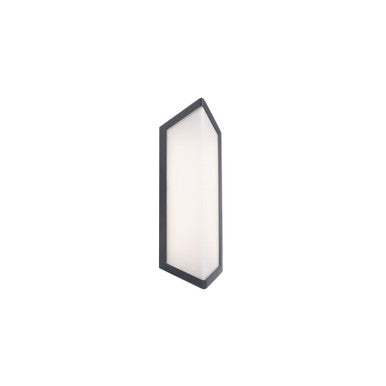 Corte 16in. LED Outdoor Wall Sconce Light 3000K in Black