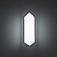 Corte 24in. LED Outdoor Wall Sconce Light 4000K in Black