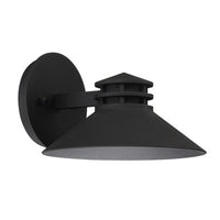 Sodor 8in. LED Outdoor Wall Sconce Barn Light 3000K in Black