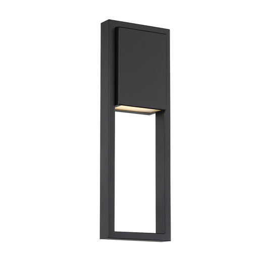 Archetype 18 in. LED Outdoor Wall Sconce Light 3000K in Black - WS-W15918-BK