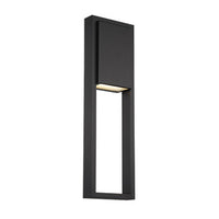 Archetype 24 in. LED Outdoor Wall Sconce Light 3000K in Black - WS-W15924-BK