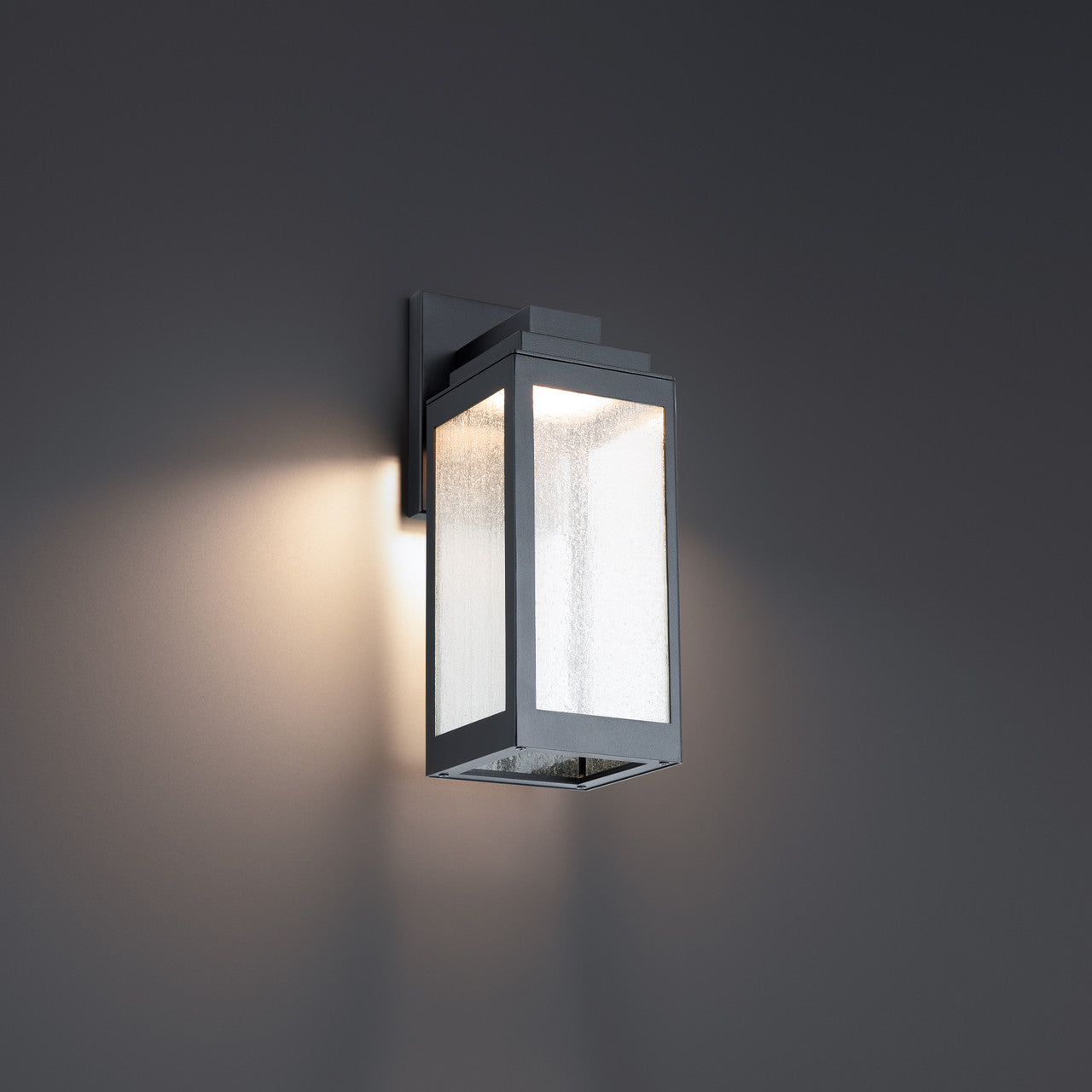 Amherst 14 in. LED Outdoor Wall Sconce Light 3000K in Black