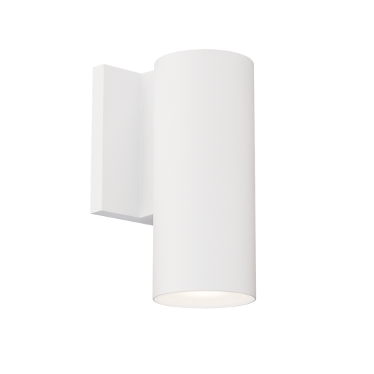CYLINDER 12IN W1902 WALL SCONCE 5CCT in White - WS-W190208-CS-WT