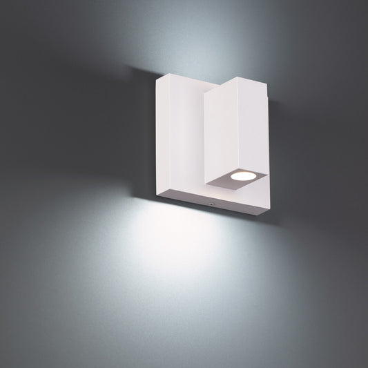 Vue 5in. W2302 3CCT Wall Sconce in White
