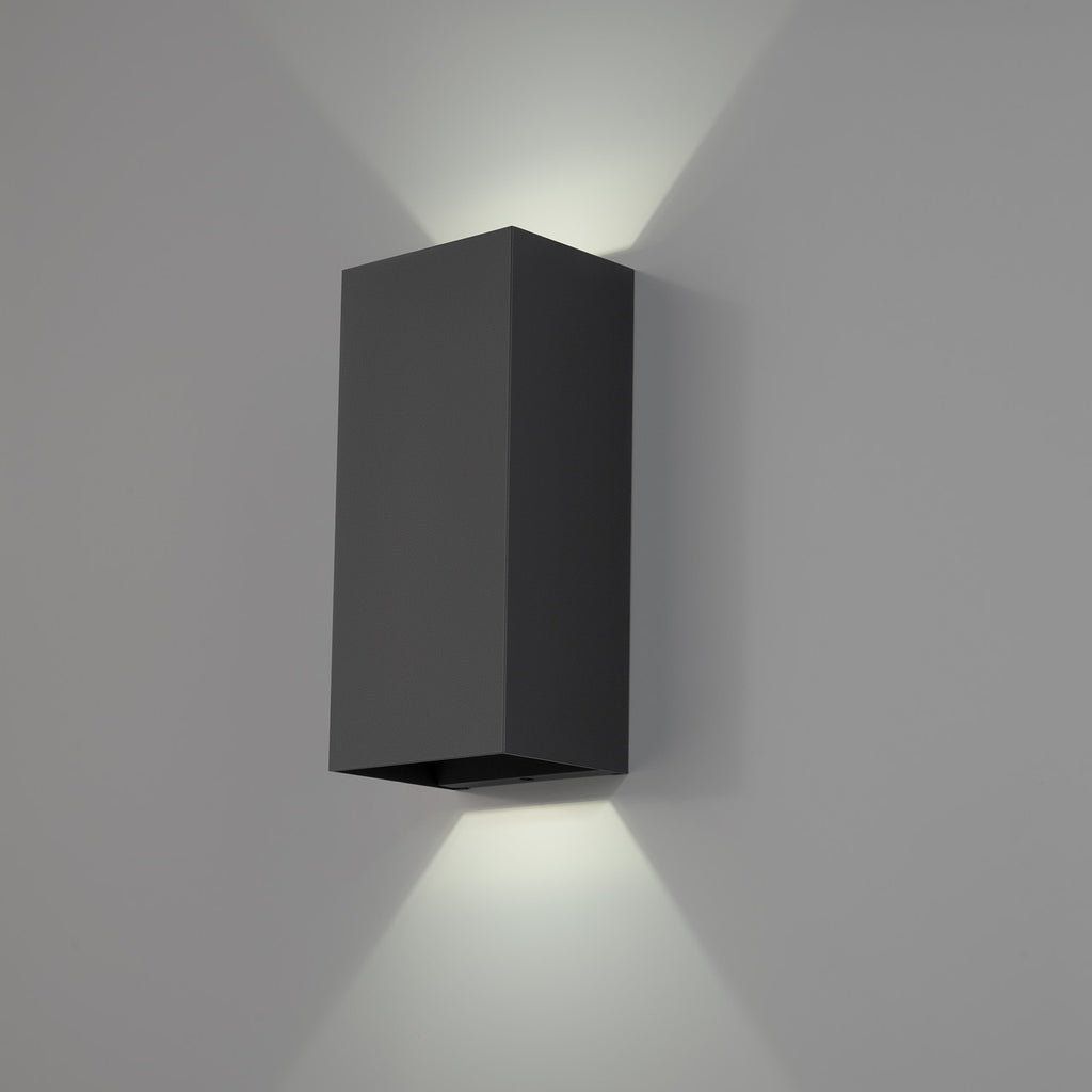 Beam Changing Window wall sconce with CCT selectable up and down lights - WS-W230411-CS-BK