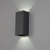 Beam Changing Window wall sconce with CCT selectable up and down lights - WS-W230411-CS-BK