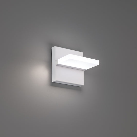 OSLO 5in. LED Outdoor Wall Sconce Light 3000K in White